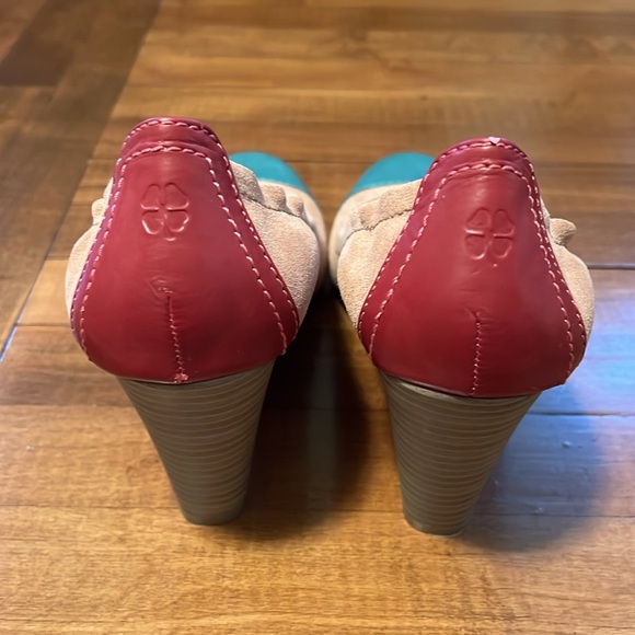 Lucky Brand Colour Block Heels - Picture 3 of 5